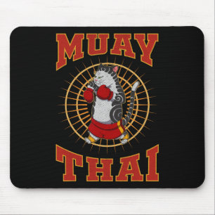 Muay Thai Thailand Fist Ring Knee Fighter Techniqu Mouse Mat