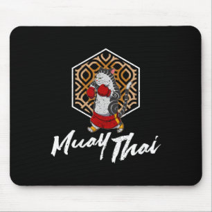 Muay Thai Thailand Fist Ring Knee Fighter Techniqu Mouse Mat