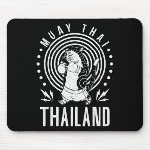 Muay Thai Thailand Fist Ring Knee Fighter Techniqu Mouse Mat
