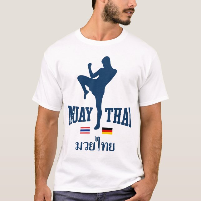 Muay Thai Thailand Germany T-Shirt (Front)