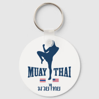 Muay Thai Thailand USA Key Ring