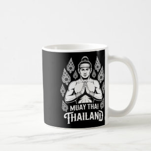 Muay Thai Thailand Vintage Tiger Fighter Training Coffee Mug