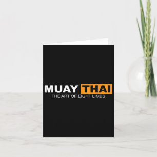 Muay Thai The Art Of Eight Limbs Kickboxing And Mm Card