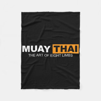 Muay Thai The Art Of Eight Limbs Kickboxing And Mm Fleece Blanket