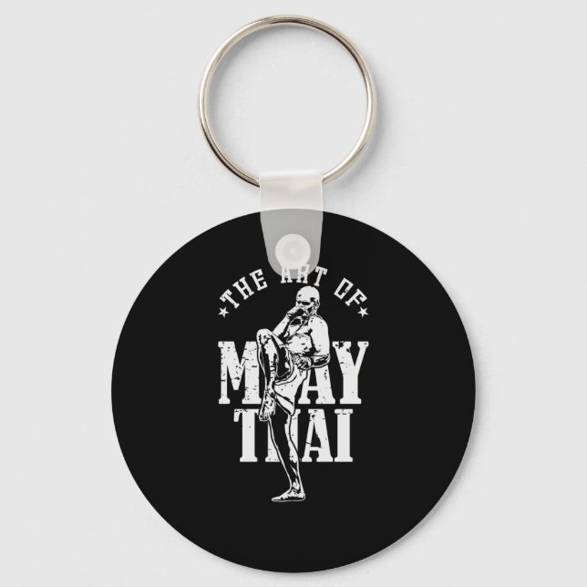 Muay Thai "The Art of Muay Thai" Key Ring (Front)