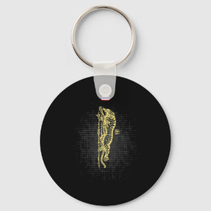 Muay Thai Tiger - Buddha Tattoo Kickboxing Cultura Key Ring
