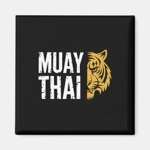 Muay Thai Tiger Martial Arts Fighter  Magnet