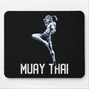 Muay Thai Tiger - Nak Muay Kickboxing Gift Mouse Mat