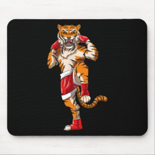 Muay Thai Tiger - Thai Boxing And Kickboxing Mouse Mat