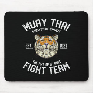 Muay Thai Tiger Thai Boxing Kickboxing Mouse Mat