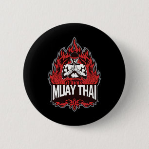 Muay Thai - Traditional Thai Boxing 6 Cm Round Badge