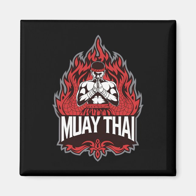 Muay Thai - Traditional Thai Boxing  Magnet (Front)