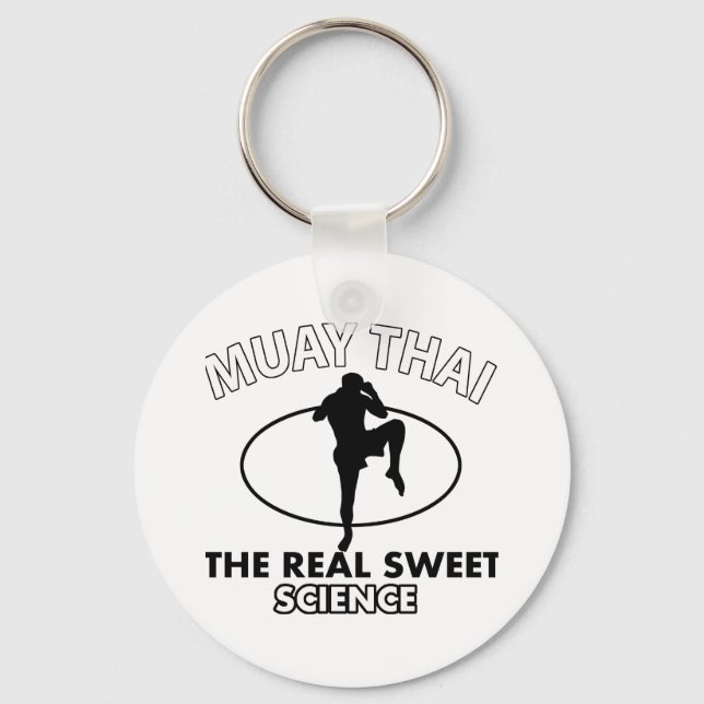 Muay Thai Vector designs Key Ring (Front)