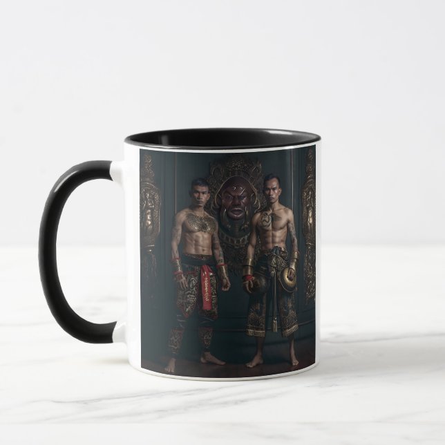 Muay Thai Warriors Mug (Left)