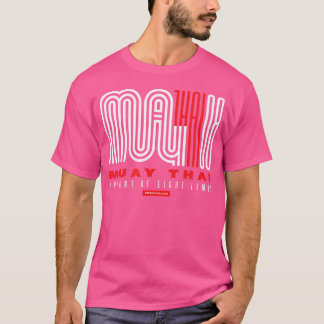 Muay Thai With Customed Typography T-Shirt