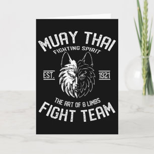 Muay Thai Wolf Fight Team - Nak Muay, Kickboxing G Card