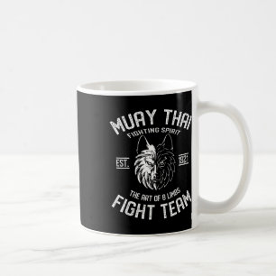 Muay Thai Wolf Fight Team - Nak Muay, Kickboxing G Coffee Mug