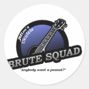 MUBS Blue Classic Round Sticker