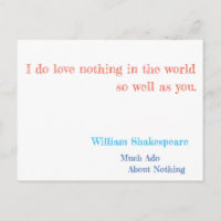 Much Ado About Nothing