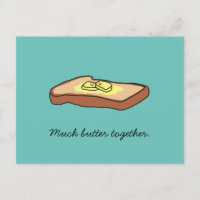 "Much Butter Together" Postcard