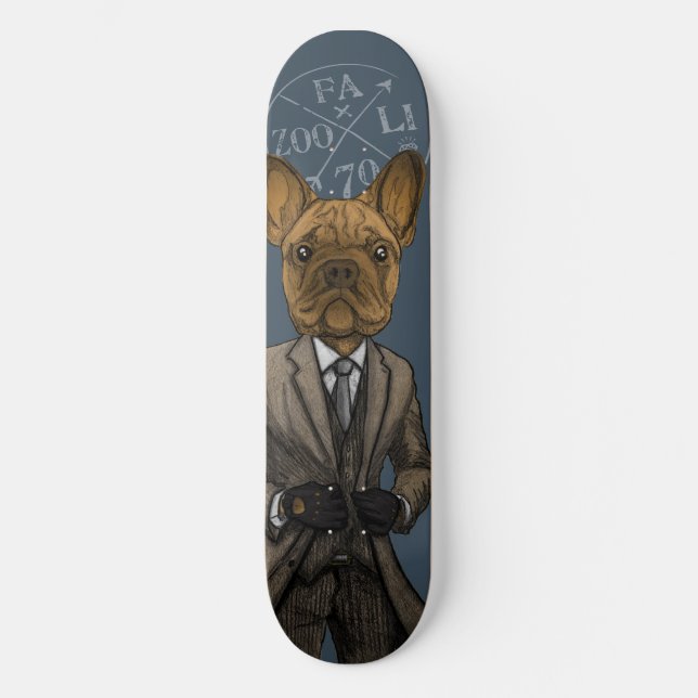 Much Handsome, Dapper Doge Skateboard (Front)