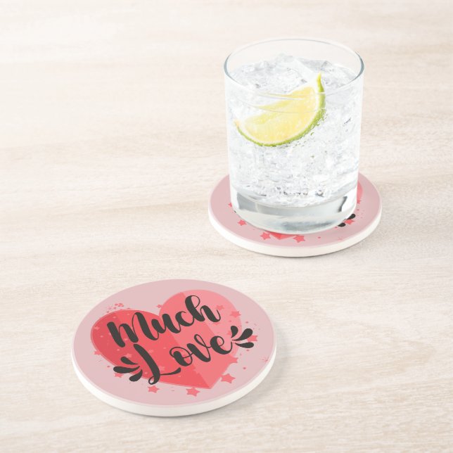 Much Love, Big Heart Coaster (Side)