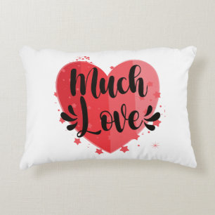 Much Love, Big Heart Decorative Cushion
