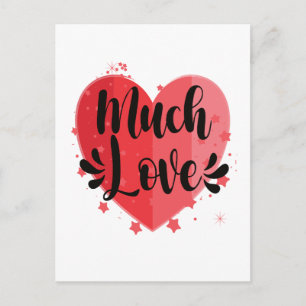 Much Love, Big Heart Postcard