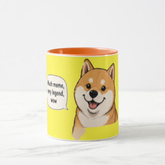 Much Meme My Legend – Funny Viral Quote  Mug (Center)