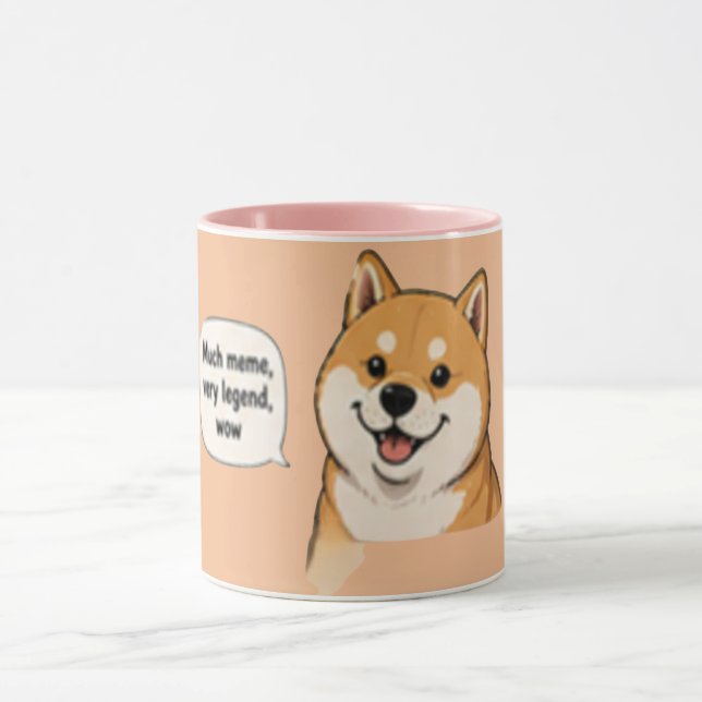 Much Meme My Legend – Funny Viral Quote  Mug (Center)