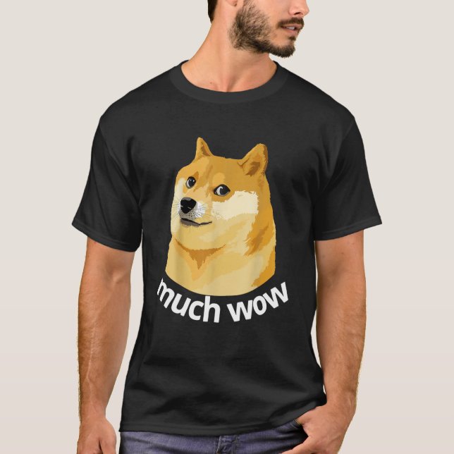 Much Wow Dogecoin T-Shirt (Front)