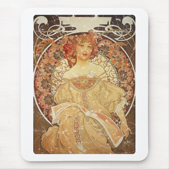 Mucha 2 - 1890 mouse mat (Front)