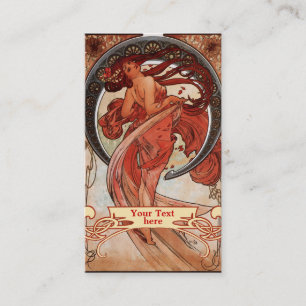 Mucha Art Nouveau - Art Deco Business Cards