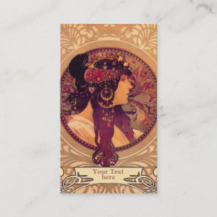 Mucha Art Nouveau - Art Deco Business Cards