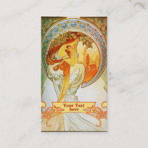 Mucha Art Nouveau - Art Deco Business Cards