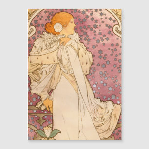 Mucha Art Nouveau Woman Beauty