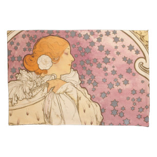 Mucha Art Nouveau Woman Beauty Pillowcase