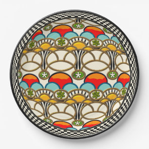 Mucha & Cliff Paper Plate