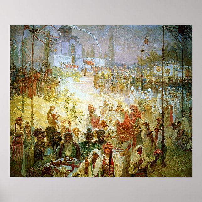 Mucha - Crowning Dusan Poster (Front)