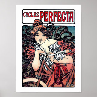 Mucha Cycles Perfecta Poster