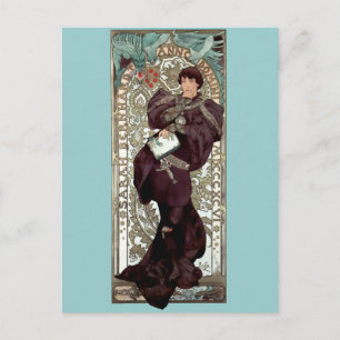 Mucha Lorenzaccio theatre renaisance man Postcard
