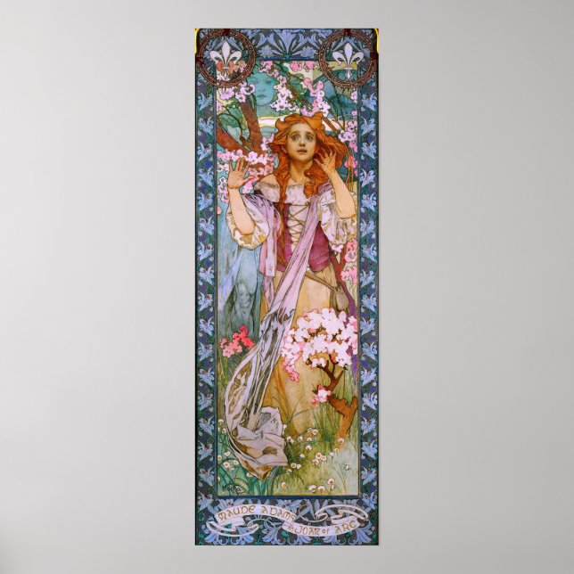 Mucha - Maud Adams As Joan Of Arc 1909 Poster (Front)