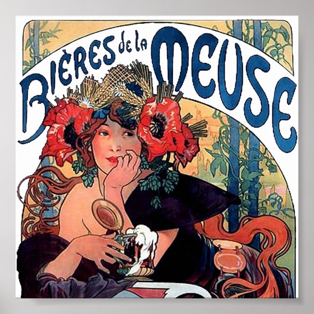 Mucha-Meuse-1890 Poster (Front)
