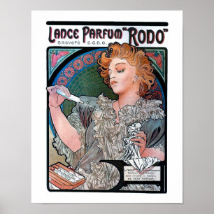Mucha Perfum Rodo Poster
