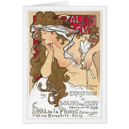 Mucha - Salon des Cent Card