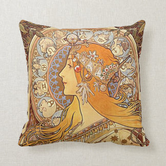 Mucha. Zodiac Cushion