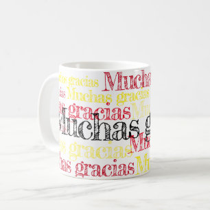 Muchas gracias/ Spanish thank you cup