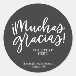 Muchas Gracias sticker