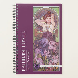 Mucha's Precious Stones Amethyst Small Planner