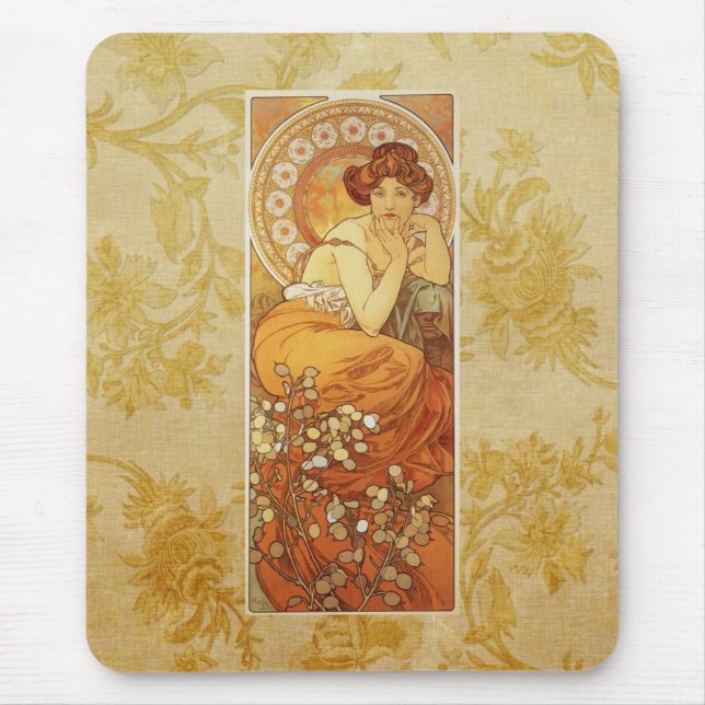 Mucha's Topas Mouse Mat (Front)